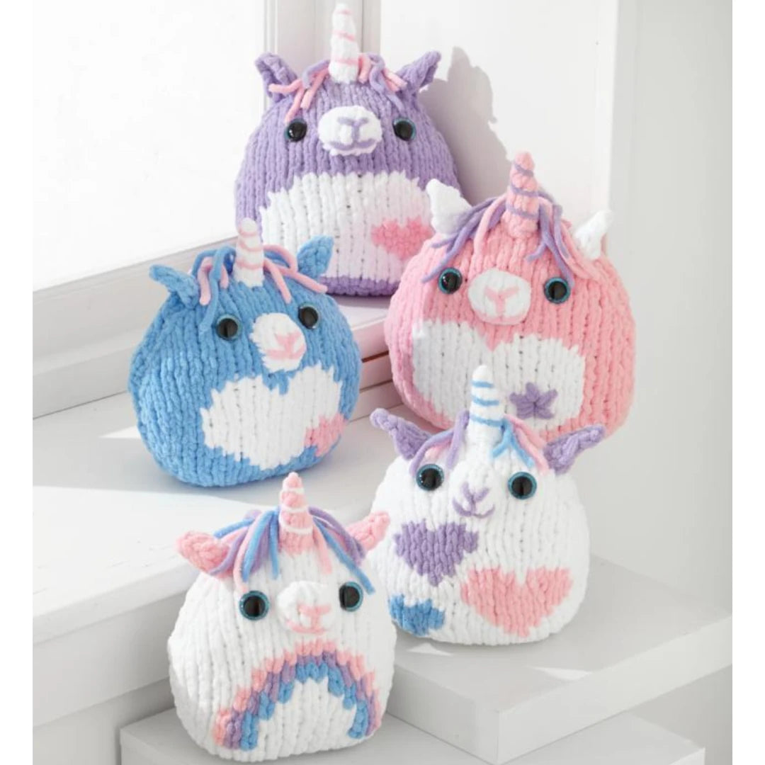 King Cole Toastie Super Chunky Unicorn Toy Pattern 9193