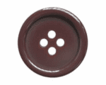 Set of 2 Large Dyed Round Buttons [P975] 38mm