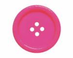 Set of 2 Large Dyed Round Buttons [P975] 34mm