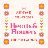 Sirdar Hearts and Flowers Spring Crochet Along (CAL) 2025