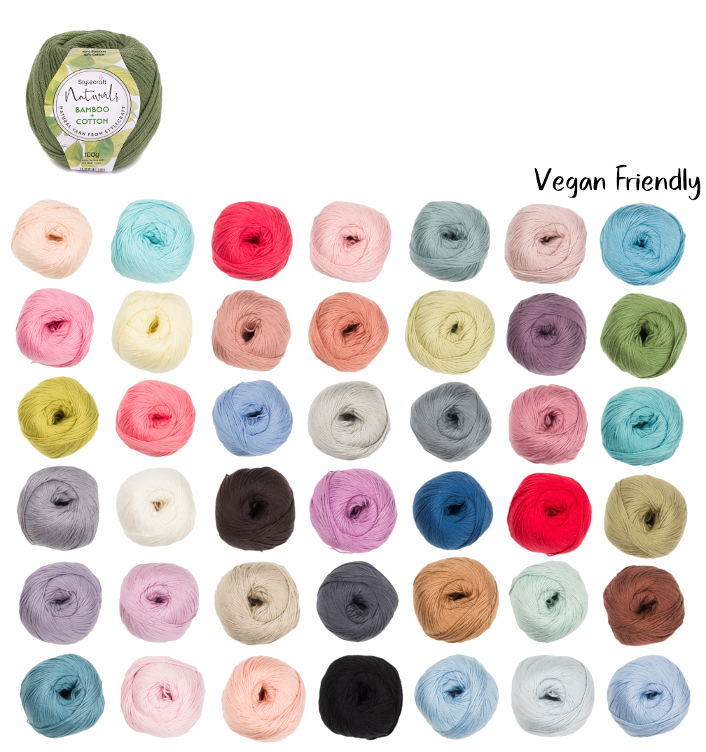 Stylecraft Naturals Bamboo & Cotton DK 100g