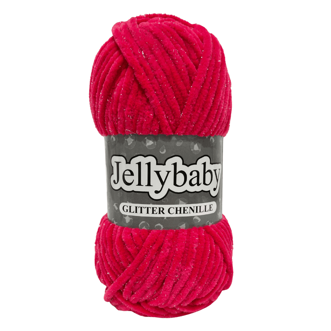 Cygnet Jellybaby Glitter Chenille Chunky 100g