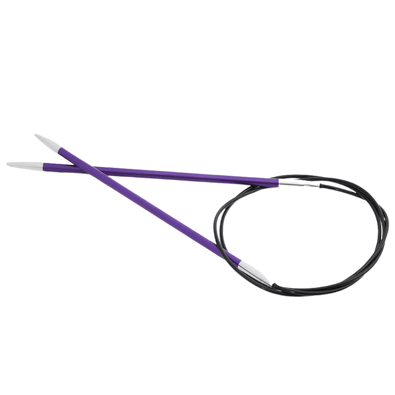 KnitPro Zing Fixed Circular Knitting Needles - 25cm