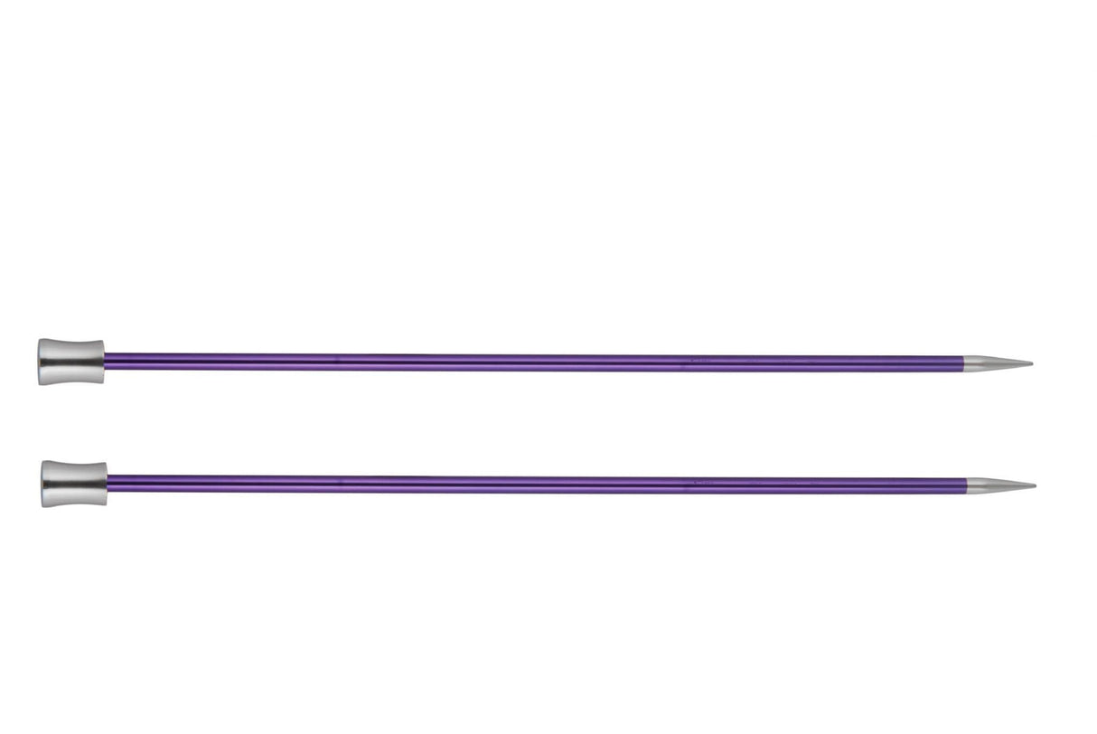 KnitPro Zing Single Point Knitting Needles - 25cm