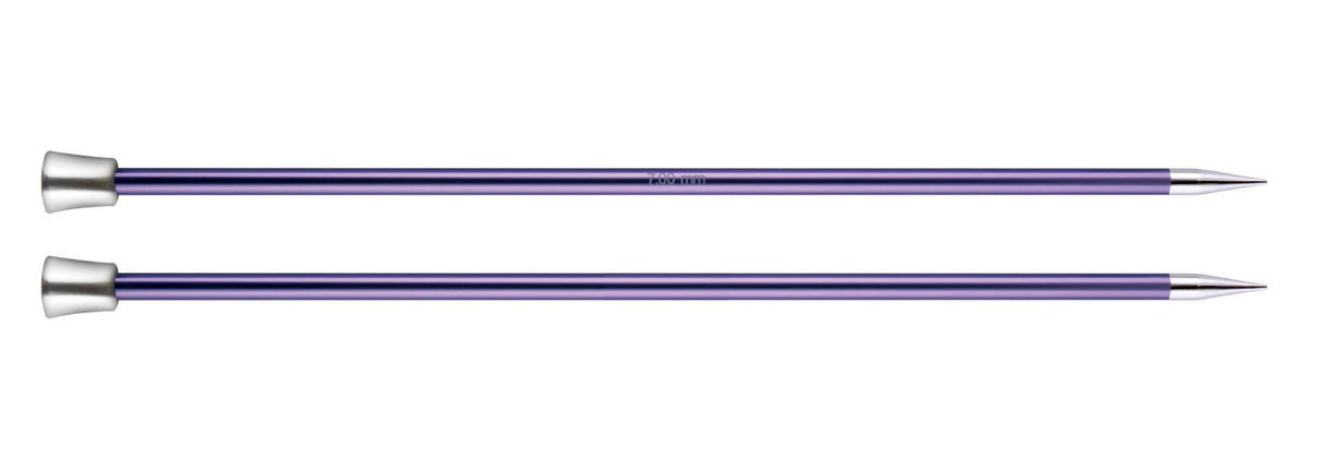 KnitPro Zing Single Point Knitting Needles - 25cm