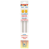 Pony Children's Aluminium Single Pointed Needles - 18cm