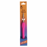 Pony Easy Grip Crochet Hook With Finger Flat - Coloured