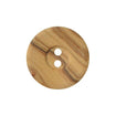 Set of 2 Wooden Round Buttons 20mm