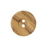 Set of 2 Wooden Round Buttons 20mm