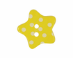 Set of 4 Polka Dot Star Buttons [K788] 18mm