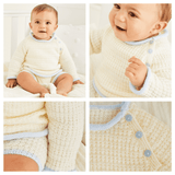 Sirdar Snuggly 3 Ply Little Ribbed Shorts Set Pattern 5519