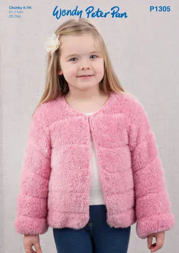 Wendy Peter Pan Precious Chunky Faux Fur Jacket & Jacket Pattern PP1305