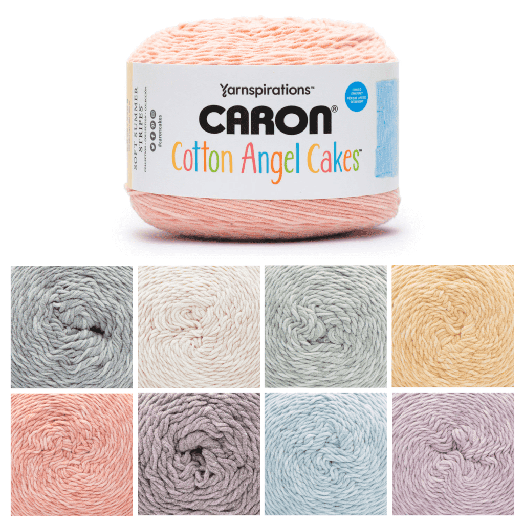 Caron Cotton Angel Cakes Aran 250g