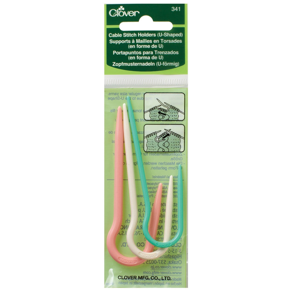 Clover U-Shaped Cable Stitch Holders