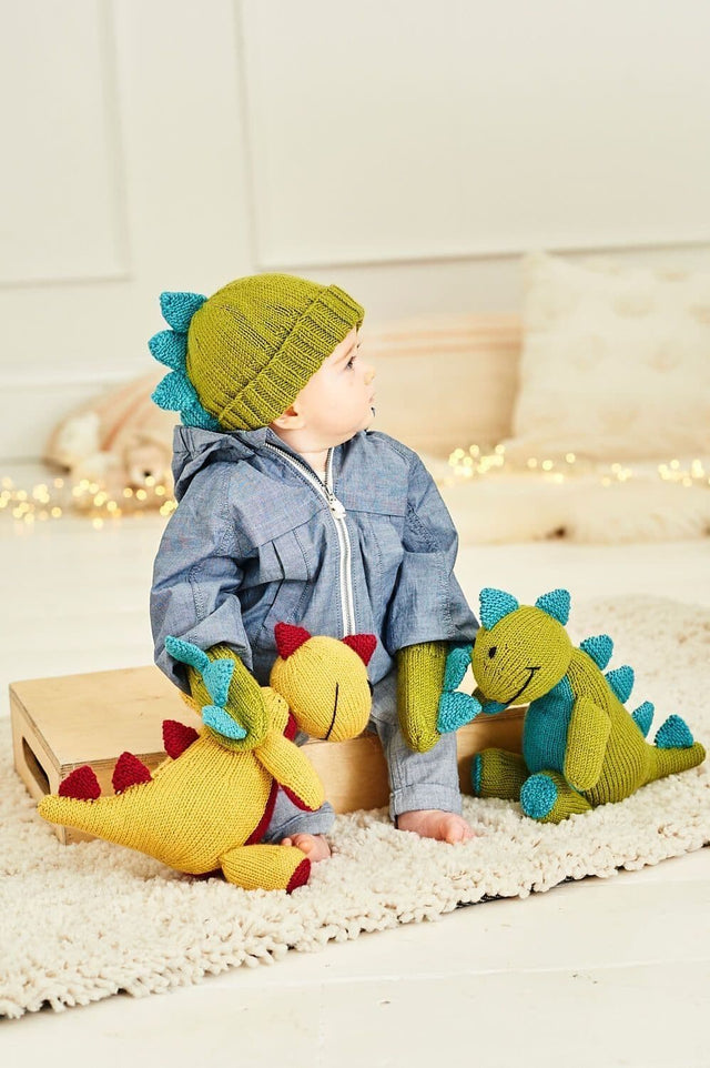 Danny the Dinosaur Stylecraft Bellissima DK Pattern 9853 - PDF Download