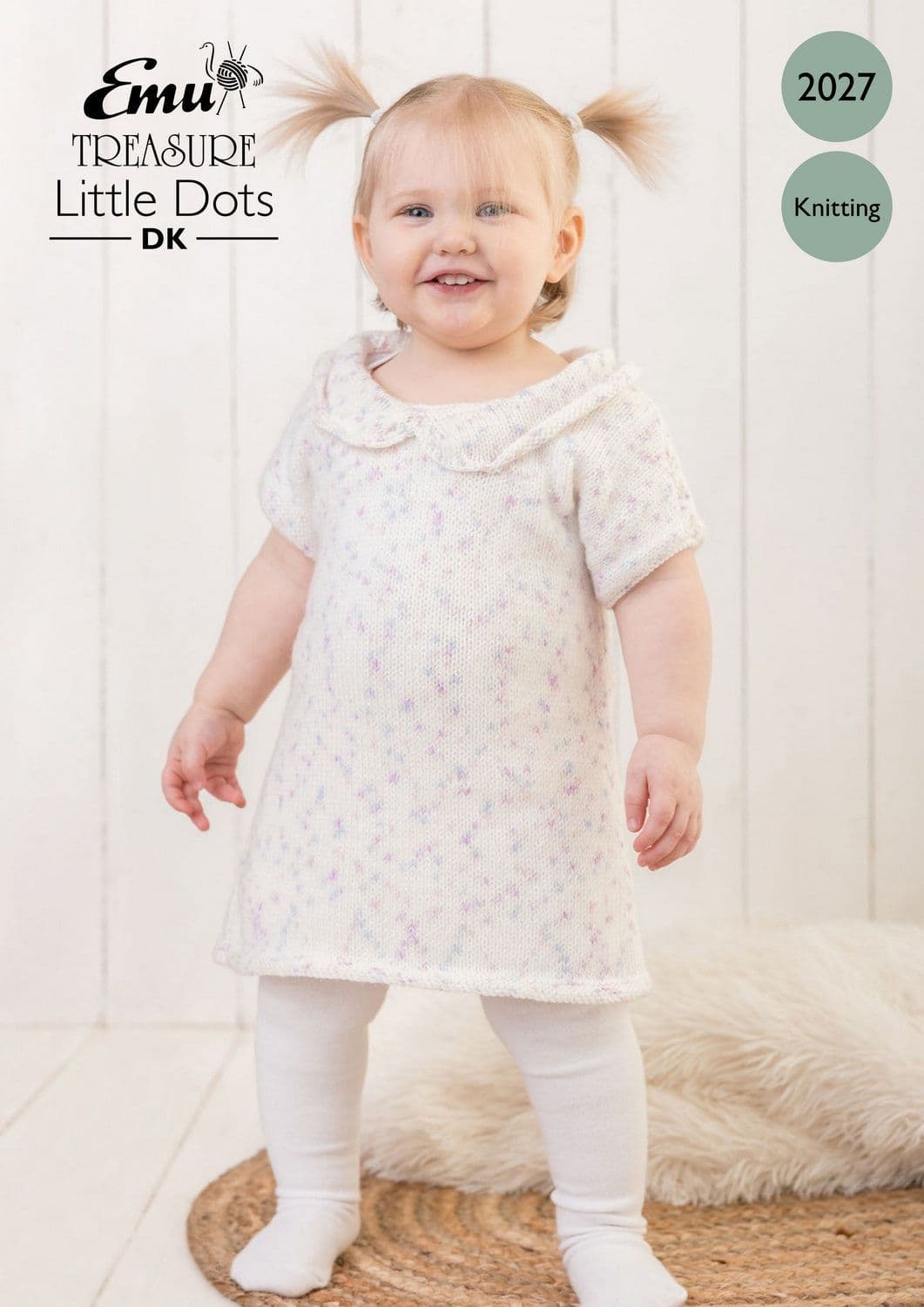 Emu Treasure Little Dots DK Child's Dotty Dress Pattern 2027