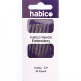 Habico Embroidery Needles 3/9  [HO/62] 16 Pack