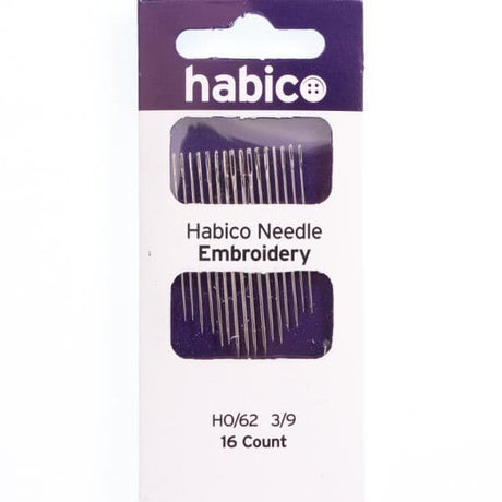 Habico Embroidery Needles 3/9  [HO/62] 16 Pack