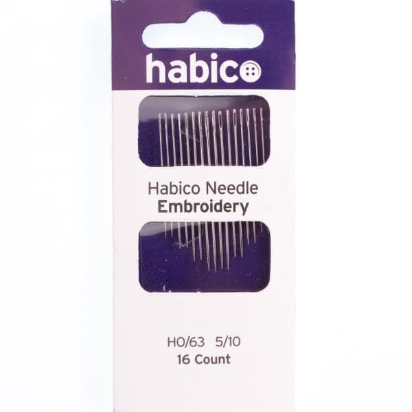 Habico Embroidery Needles 5/10  [HO/63] 16 Pack