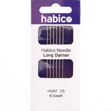 Habico Long Darnders Needles 1/5 [HO/67] 6 Pack