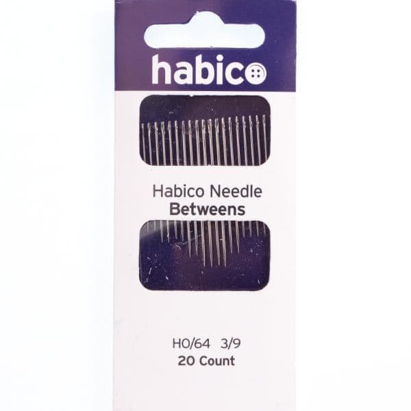 Habico Quilting/Between Sewing Needles 3/9 [HO/64]  20 Pack