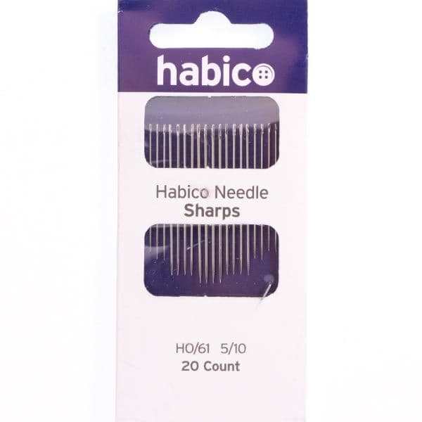 Habico Sharps Sewing Needles 5/10 [HO/61] 20 Pack