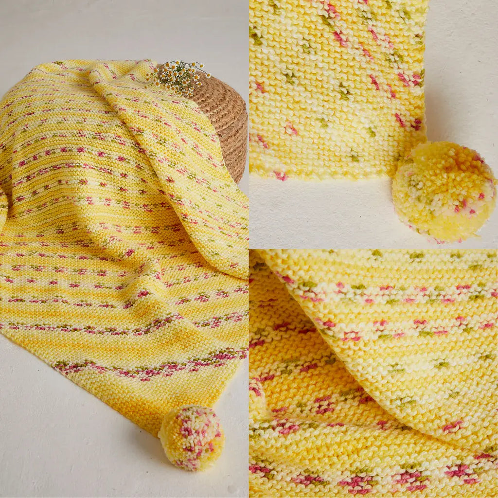 Hayfield Baby Blossom Chunky Blanket Pattern 5575