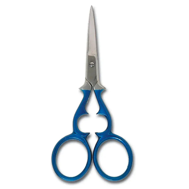 Hemline Victorian Embroidery Scissors - Blue 9.6cm