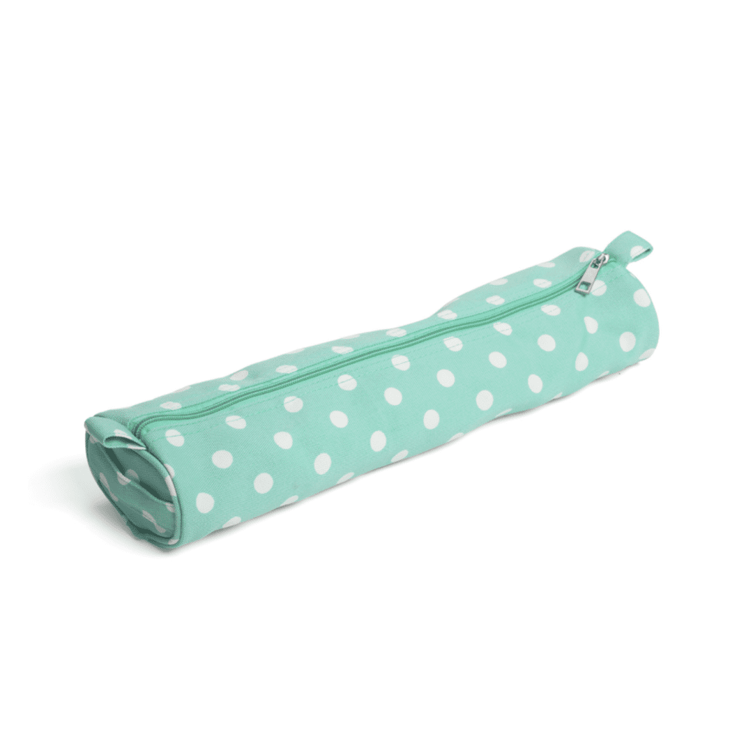 Hobbygift Knitting Needle Case [Duck Egg Polka Dot]