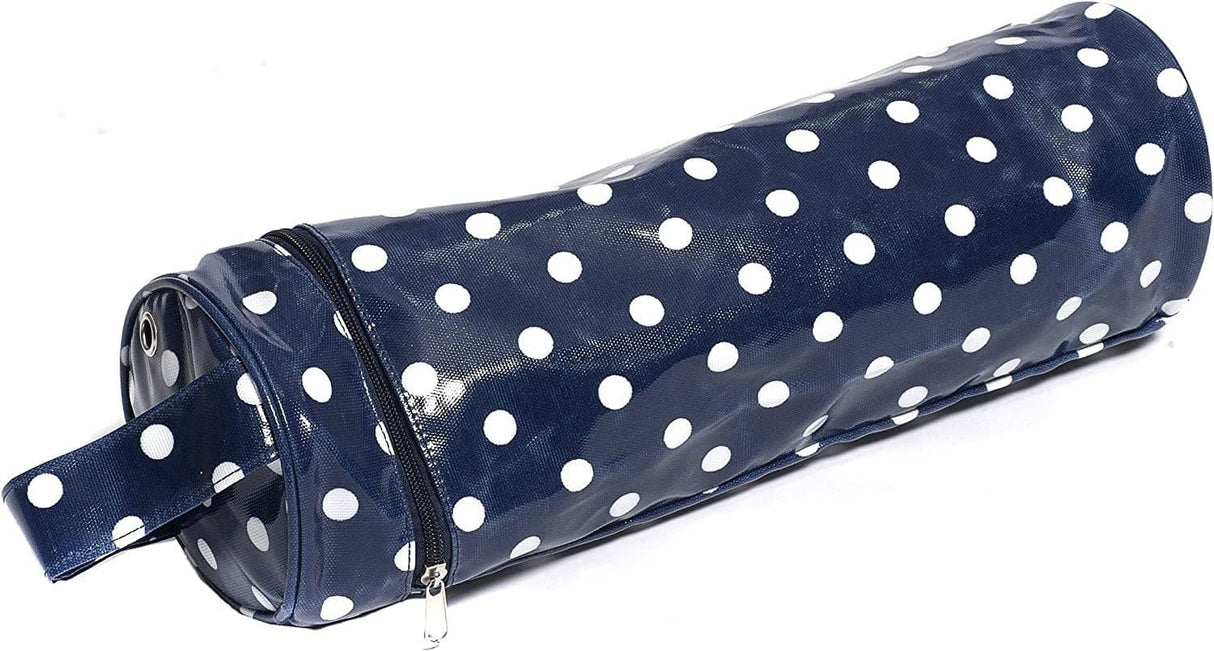 Hobbygift Knitting Needle Case [Navy Polka Dot MRY/32]