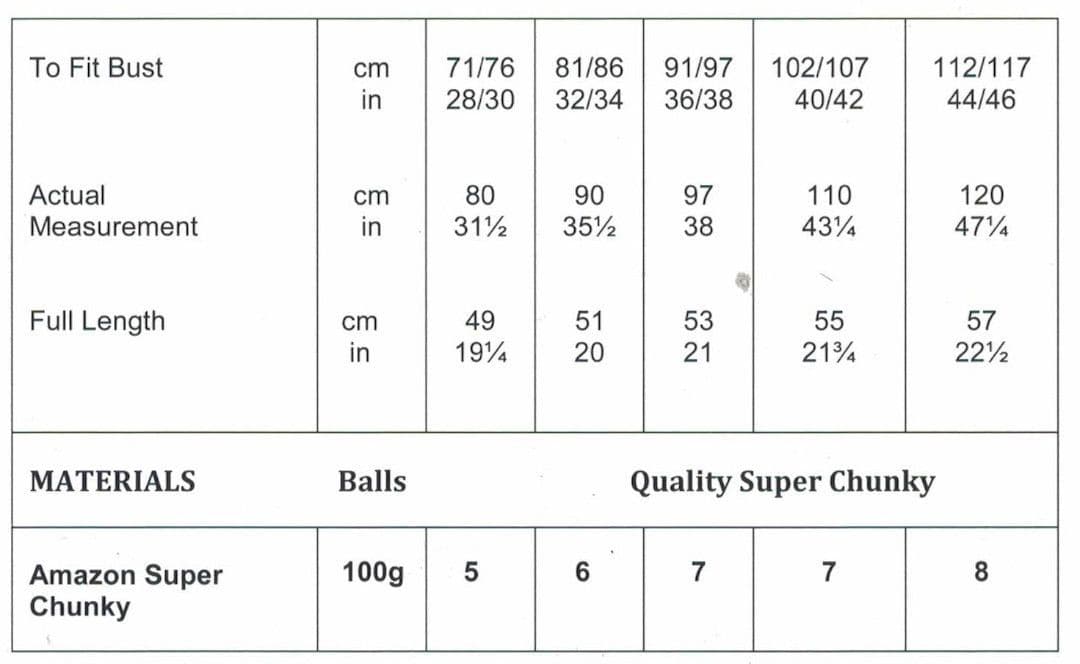 James C. Brett Amazon Super Chunky Waistcoat Pattern JB217