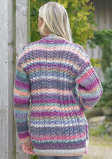 James C. Brett Marble Chunky Cardigan Pattern JB842