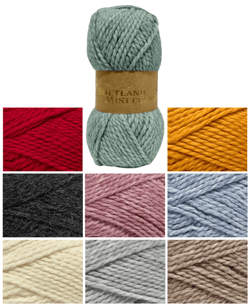 Jarol Shetland Mist Chunky 100g 20% Wool