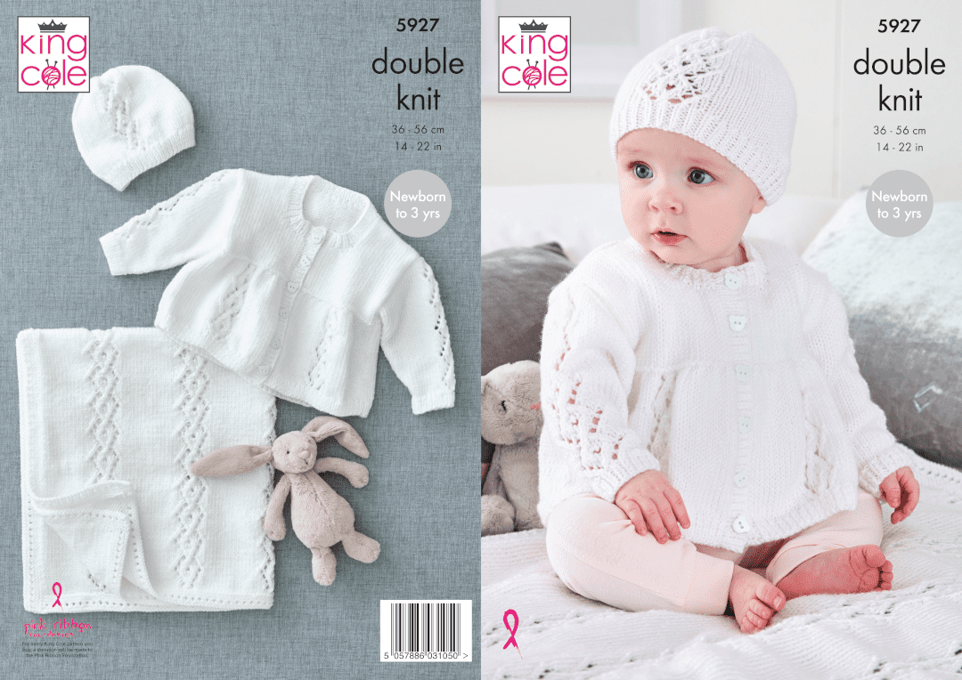 King Cole Cherished DK Baby Set Pattern 5927