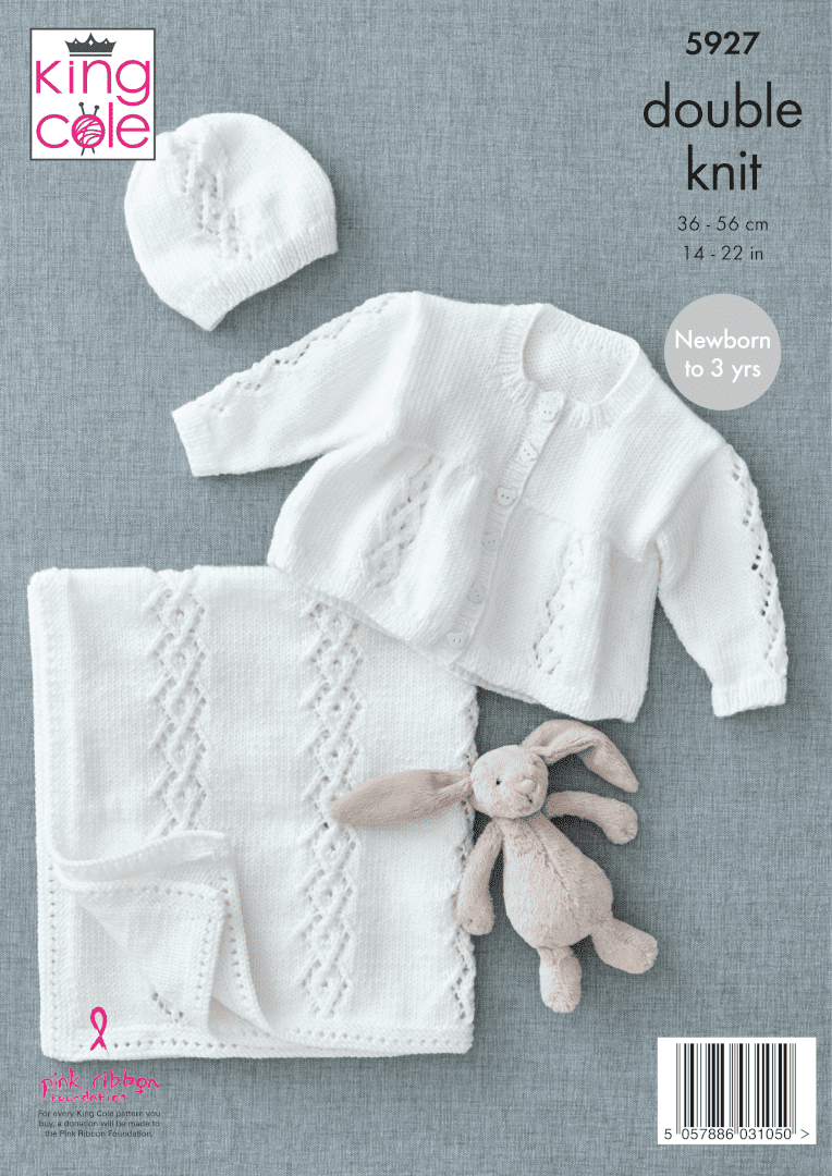 King Cole Cherished DK Baby Set Pattern 5927