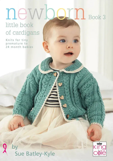 King Cole Newborn Little Book of Cardigans - Book 3