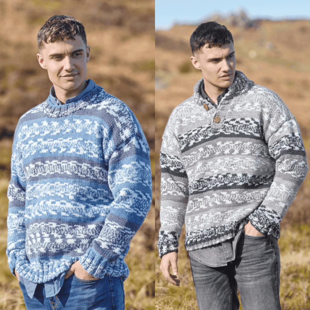 King Cole Nordic Chunky Men's Sweater Pattern 5910