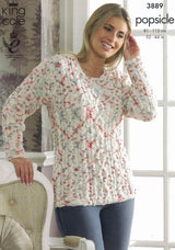 King Cole Popsicle DK Sweater & Cardigan Pattern 3889