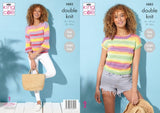 King Cole Tropical Beaches DK Sweater Pattern 5883