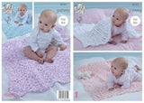 King Cole Yummy Chunky Blankets Pattern 4533