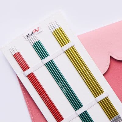 KnitPro Zing Double Pointed Needle Full Set - 15cm