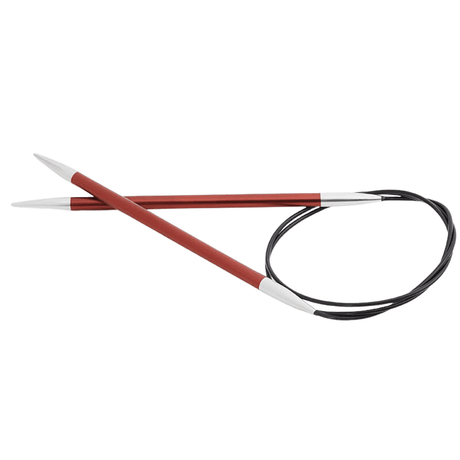 KnitPro Zing Fixed Circular Knitting Needles - 80cm