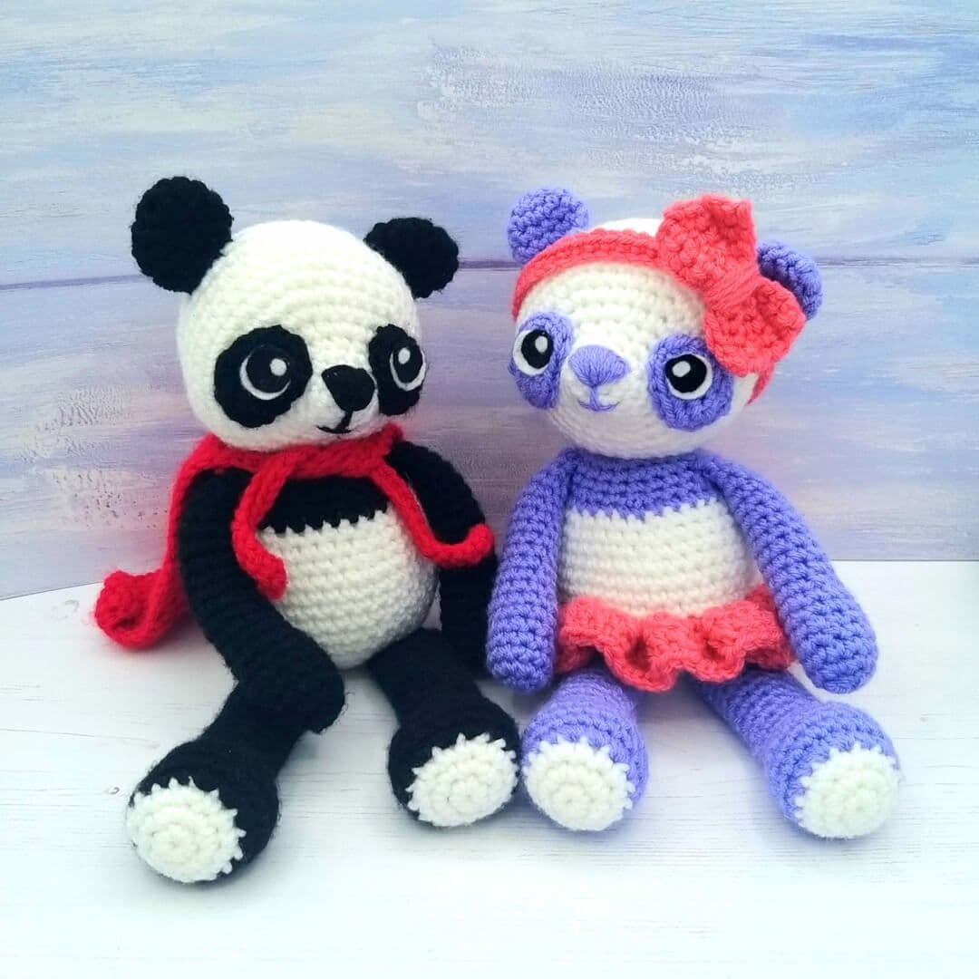 Peter & Melinda the Pandas Chunky Pattern