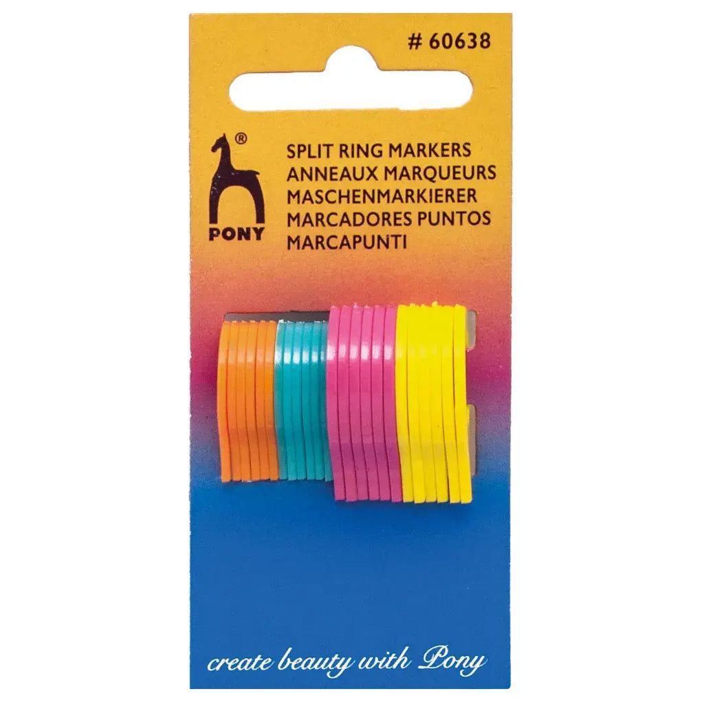 Pony Flat Ring Stitch Markers
