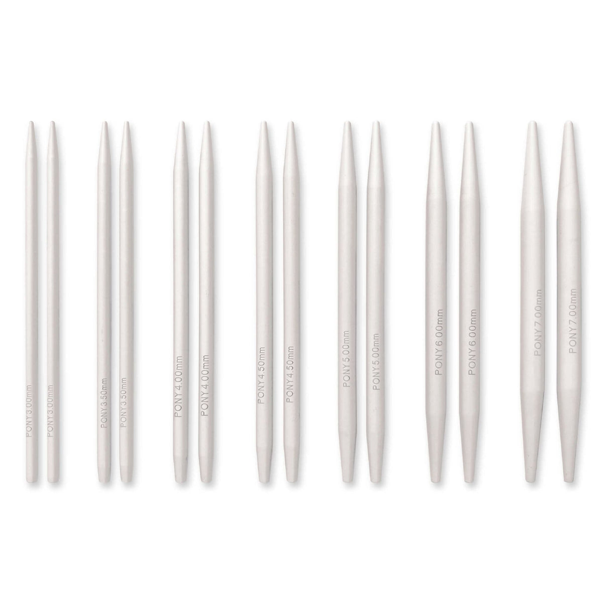 Pony Interchangeable Circular Needle Tips Set - Set of 7