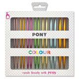 Pony Interchangeable Circular Needle Tips Set - Set of 7 Multi Colour