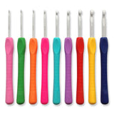 Pony Polka Dot Easy Grip Crochet Hook Set - Set of 9