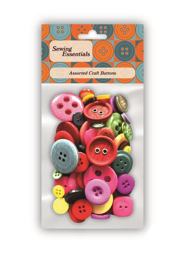 Sewing Essentials 100g Craft Buttons