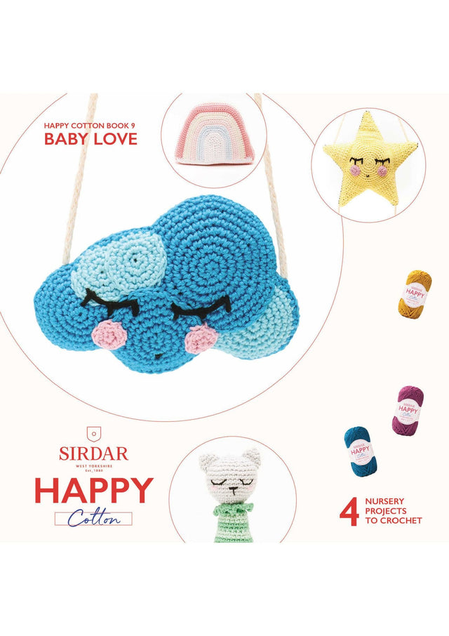 Sirdar Happy Cotton Pattern Book - Baby Love Book 1