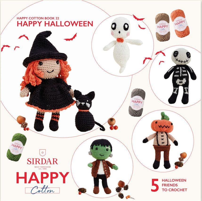 Sirdar Happy Cotton Pattern Book - Happy Halloween Book 22